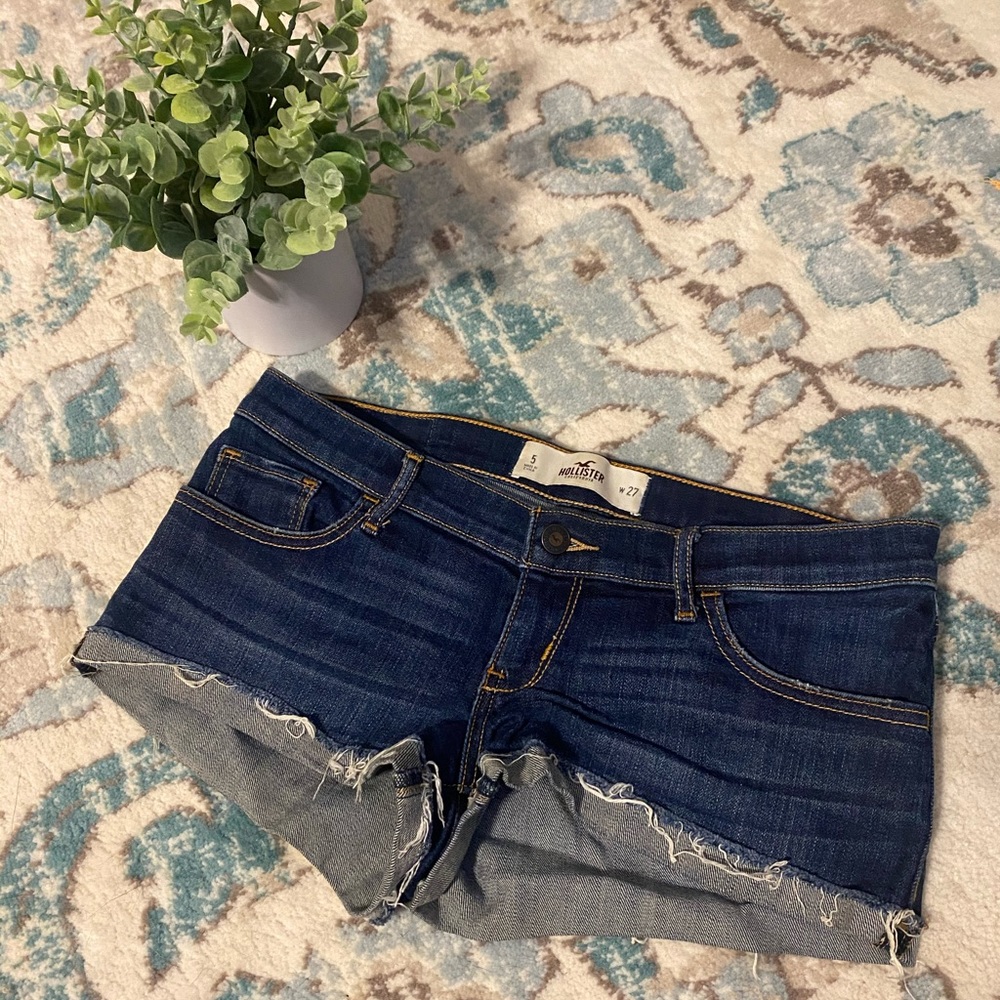2/$20 Distressed hollister denim shorts